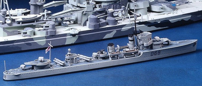 Hmas Vampire Model Kit TAMIYA 31910-000 HMAS VAMPIRE DESTROYER WATER LINE SERIES 1/700 SCALE ...