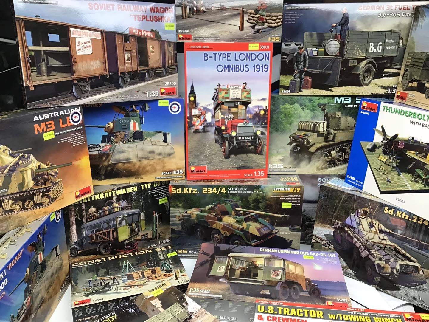 View the latest model kits on our Facebook