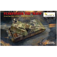 VESPID VS720005 FLANKPANZER VIII MAUS GERMAN SUPER HEAVY AA TANK 1/72 SCALE PLASTIC MODEL KIT