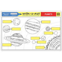 MELISSA AND DOUG WRITE-A-MAT PLANETS DOUBLE SIDED