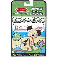 MELISSA AND DOUG ON THE GO COLOR-N-CARRY ALPHABET AND COULOURING ACTIVITIES