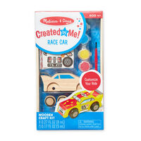 MELISSA AND DOUG 8829 WOODEN RACE CAR CRAFT KIT DIY