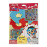 MELISSA AND DOUG 9477 SIMPLY CRAFT SUPERHERO MASKS & CUFFS