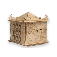 ESCAPEWELT HOUSE OF THE DRAGON - WOODEN PUZZLE BOX