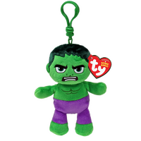 TY BEANIE BABIES MARVEL HULK PLUSH CLIP