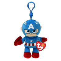 TY BEANIE BABIES MARVEL IRON MAN PLUSH CLIP