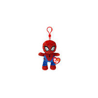 TY BEANIE BABIES MARVEL SPIDERMAN PLUSH CLIP