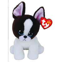 TY BEANIE BOOS PORTIA BLACK AND WHITE TERRIER REGULAR