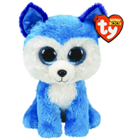 TY BEANIE BOOS PRINCE BLUE HUSKY REGULAR