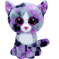 TY BEANIE BOOS LINDI MULTICOLOUR CAT MEDIUM