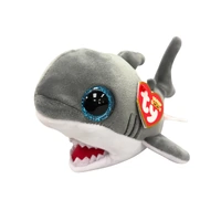 TY 37376 BEANIE BOOS FINNEGAN - GRAY SHARK REGULAR PLUSH
