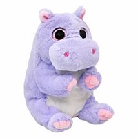 TY 37394 BEANIE BELLIES HENRIETTA - PURPLE HIPPO REGULAR PLUSH