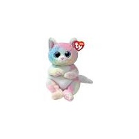 TY BEANIE BELLIES JENNI RAINBOW CAT REGULAR PLUSH