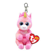 TY BEANIE BELLIES SKYLAR PINK UNICORN PLUSH CLIP