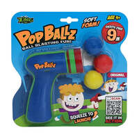 ZING CLASSICS ORIGINAL POP BALLZ SOFT FOAM SHOOTS OVER 9M BLUE