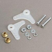 DU-BRO 167 90 DEGREE NYLON BELLCRANK ASSEMBLEY