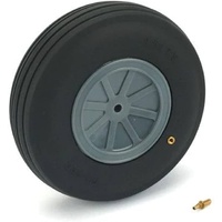 DU-BRO 375TV 3-3/4 INCH DIAMETER LARGE TREAD WHEELS 1 EACH PER CARD