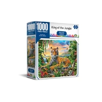 CROWN 018406 IMAGINE SERIES KING OF THE JUNGLE 1000PC JIGSAW PUZZLE