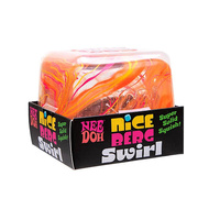 SCHYLLING NEE DOH NICE BERG SWIRL - PINK ORANGE YELLOW