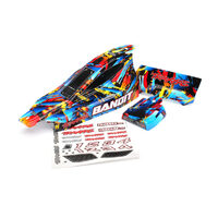 TRAXXAS 2448 BODY FOR BANDIT ROCK N ROLL (PAINTED DECALS APPLIED)
