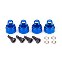 TRAXXAS 3767A SHOCK CAPS ALUMINIUM FITS ULTRA SHOCKS BLUE
