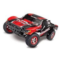 TRAXXAS 58034-1 SLASH BRUSHED 2WD SHORT COURSE RED BATTERY AND CHARGER INCLUDED