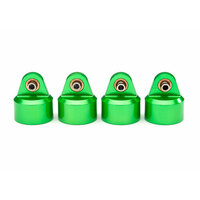 TRAXXAS 8964G SHOCK CAPS ALUMINUM ANODIZED GREEN FOR GT MAXX
