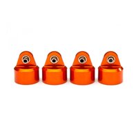 TRAXXAS 8964T SHOCK CAPS ALUMINUM ANODIZED ORANGE FOR GT MAXX