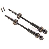 TRAXXAS 9052X DRIVESHAFTS REAR STEEL SPLINE CONSTANT VELOCITY 2 PACK