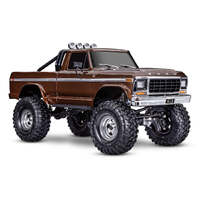 TRAXXAS TRX4 HIGH TRAIL EDITION WITH 1979 FORD F-150 TRUCK 1/10 SCALE 4WD READY TO RUN BROWN REQUIRES BATTERY AND CHARGER