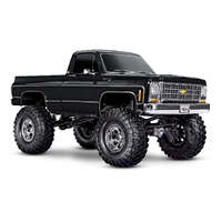 TRAXXAS 92056-4 TRX-4 SCALE AND TRAIL CRAWLER WITH 1979 CHEVROLET K10 TRUCK BLACK
