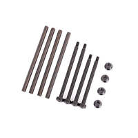 TRAXXAS 9540 SUSPENSION PIN SET FRONT AND REAR HARDENED STEEL 4X67MM (4) 3.5X48.2MM (2) 3.5X56.7MM (2) M3X0.5MM NL, FLANGED