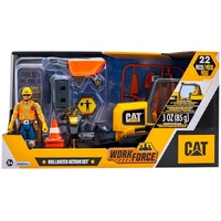 CAT 83455 WORK FORCE BULLDOZER ACTION SET 22 PIECE