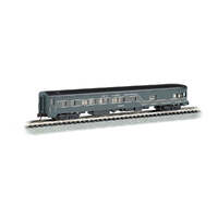 BACHMANN 14355 NY CENTRAL 85FT SMOOTH SIDE OBERVATION WITH LIGHTED INTERIOR N SCALE MODEL TRAIN PASSENGER CAR