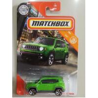 MATCHBOX GLK67  JEEP RENEGADE 2019 GREEN 1 OF 100 CITY