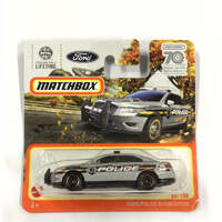 MATCHBOX C0859 70 YEAR ANNIVERSARY FORD POLICE INTERCEPTOR 23/100 SHORT CARD