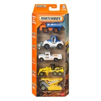 MATCHBOX C1817 5 PACK CONSTRUCTION CREW DIECAST CARS