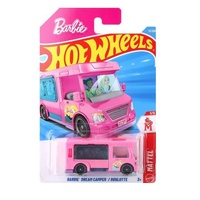 HOT WHEELS BASIC 21/250 - MATTEL SERIES - BARBIE DREAM CAMPER/ROULOTTE 1 OF 5 DIECAST CAR LONG CARD