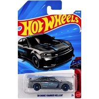 HOT WHEELS BASIC 134/250 - NIGHTSPEED SERIES - 20 DODGE CHARGER HELLCAT 10 OF 10 DIECAST CAR LONG CARD