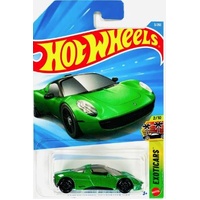 HOT WHEELS BASIC 3/250 - EXOTICARS SERIES - GORDON MURRAY AUTOMOTIVE T.33 2 OF 10 DIECAST CAR LONG CARD