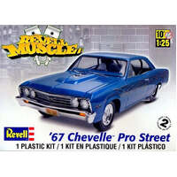 REVELL 85-4923 1967 CHEVELLE PRO S 1:25 PLASTIC MODEL CAR KIT