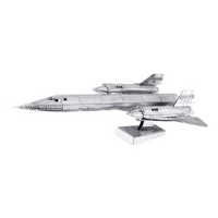 METAL EARTH MMS062 AIRCRAFT LOCKHEAD SR-71 BLACKBIRD BOMBER 3D METAL MODEL KIT