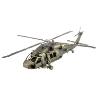 METAL EARTH MMS461 AIRCRAFT BLACK HAWK 3D METAL MODEL KIT