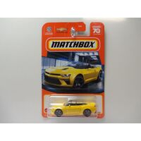 MATCHBOX 70 YEARS HKX27 16 CHEVY CAMARO CONVERTIBLE 33 OF 100 DIECAST CAR LONG CARD