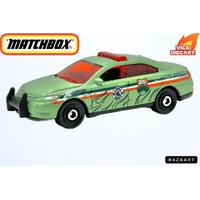 MATCHBOX FORD POLICE INTERCEPTOR 64/100 METAL DIECAST CAR LONGCARD