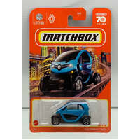 MATCHBOX 70 YEARS HKW47 2022 RENAULT TWIZY 82 OF 100 DIECAST CAR LONG CARD