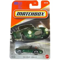 MATCHBOX BASIC 30782 - #64 OF 125 1965 SHELBY COBRA 427 DIECAST CAR
