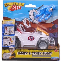 PLAYMATES TOYS STUNTMAN STU SMASH AND CRASH BUGGY