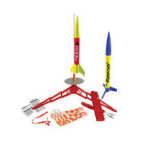 ESTES 1499 RASCAL AND HI JINKS BEGINNER MODEL ROCKET LAUNCH SET WITHOUT ENGINE