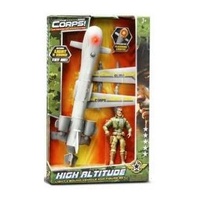 LANARD THE CORPS HIGH ALTITUDE LIGHT AND SOUND VEHICLE AND FIGURE SET